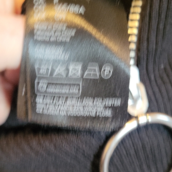 Pringle X H&M Black Long Sleeve Dress with White Accents - Picture 6 of 7